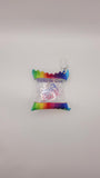 Rainbow *F*'s to Give Keychain