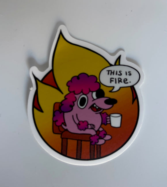 This is Fire Sticker