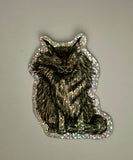 Maincoon Holographic Glitter Sticker