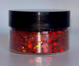Chunky and Fine Abstract Design Glitter