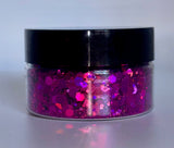 Chunky and Fine Abstract Design Glitter
